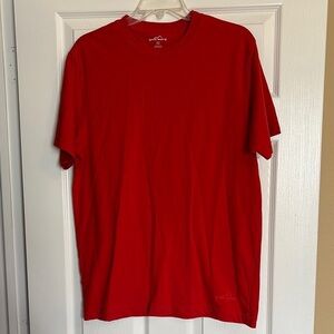 Eddie Bauer men’s red short sleeve t-shirt size medium